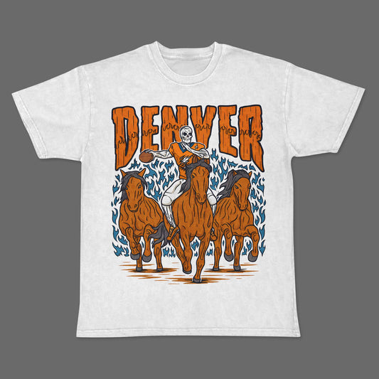 Denver Football Premium Cotton T-shirt