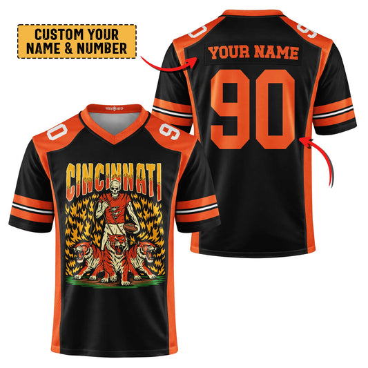 Cincinnati Football Premium Jersey - Custom Name & Number