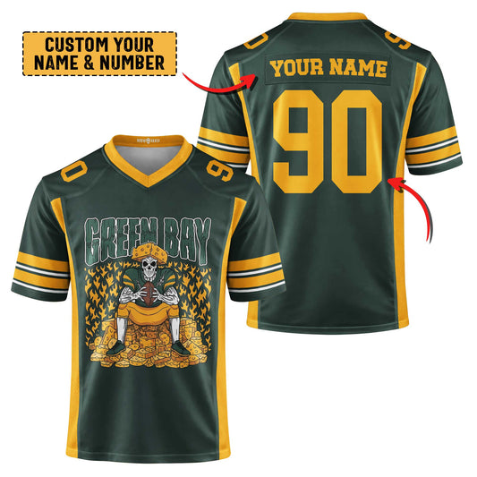 Green Bay Football Premium Jersey - Custom Name & Number