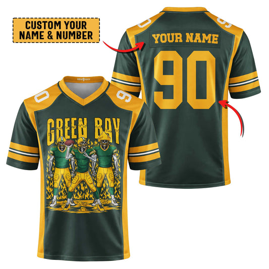 Green Bay Football Premium Jersey - Custom Name & Number