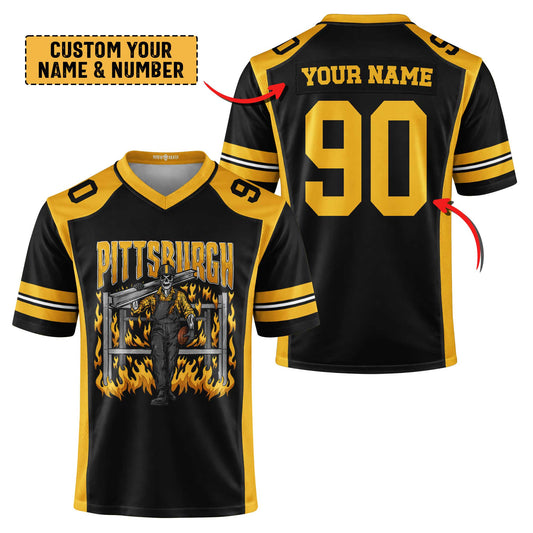 Pittsburgh Football Premium Jersey - Custom Name & Number