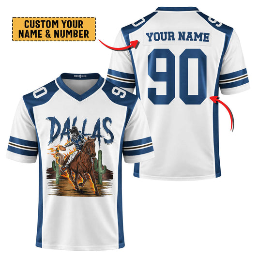 Dallas Football Premium Jersey - Custom Name & Number