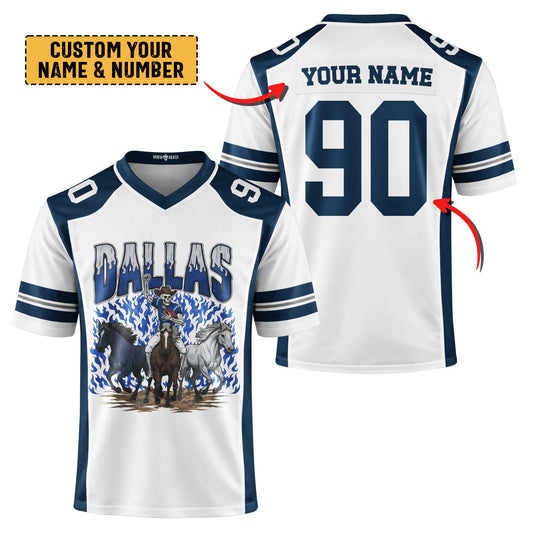 Dallas Football Premium Jersey - Custom Name & Number