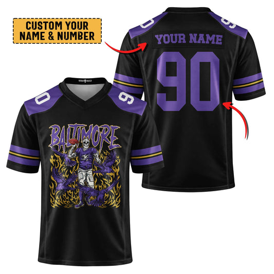 Baltimore Football Premium Jersey - Custom Name & Number