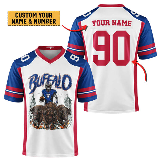 Buffalo Football Premium Jersey - Custom Name & Number