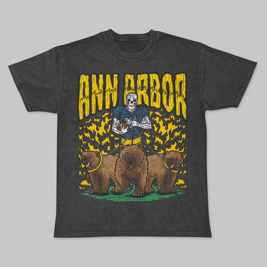 Ann Arbor Football Premium Cotton T-shirt