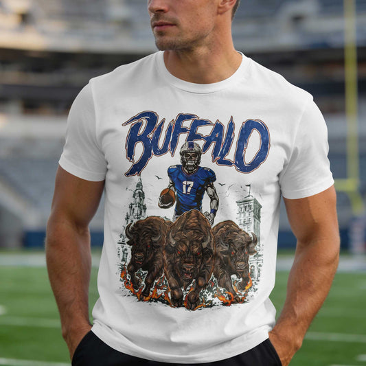 Buffalo Football Premium Cotton T-shirt
